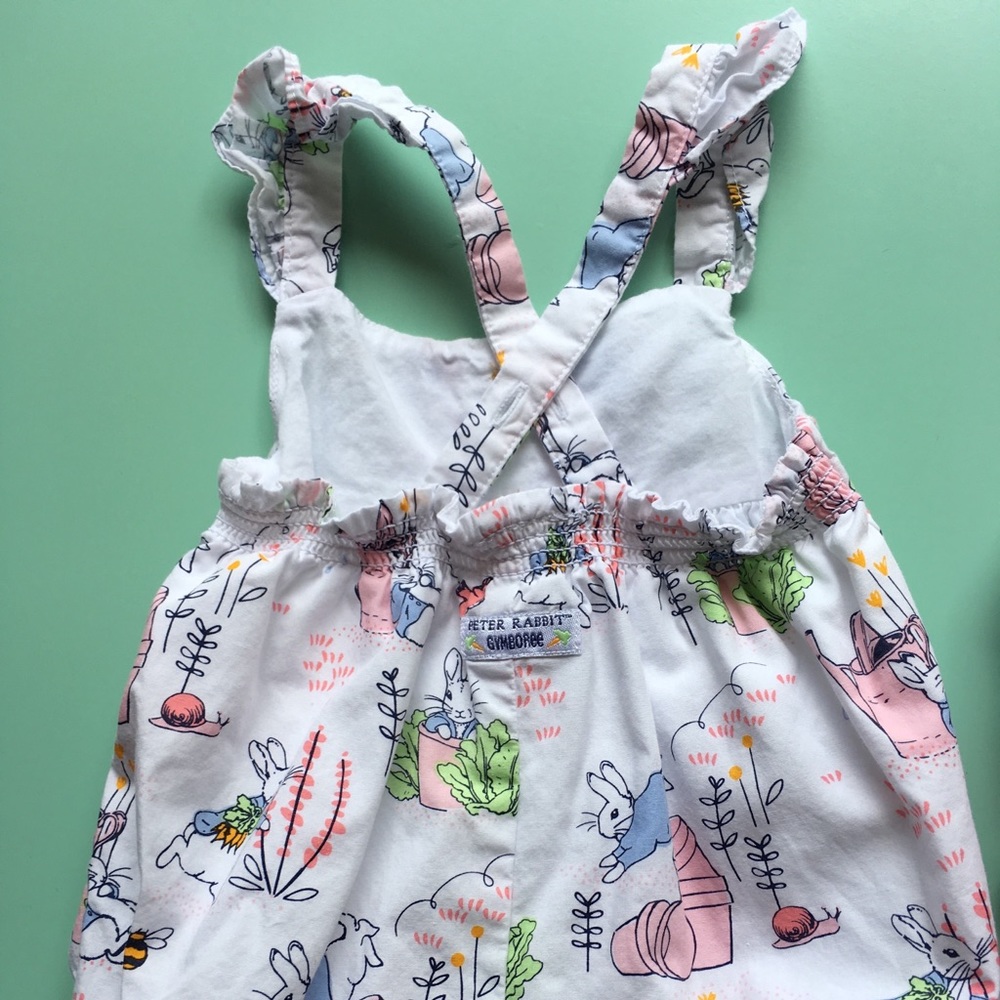 Gymboree PETER RABBIT rompers 0-3 mos